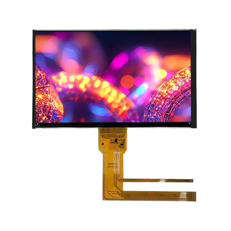 7.0 hazbeteko RGB 1024 × 600 normalean beltza IPS zelula barneko ukipen-pantailaren modulua